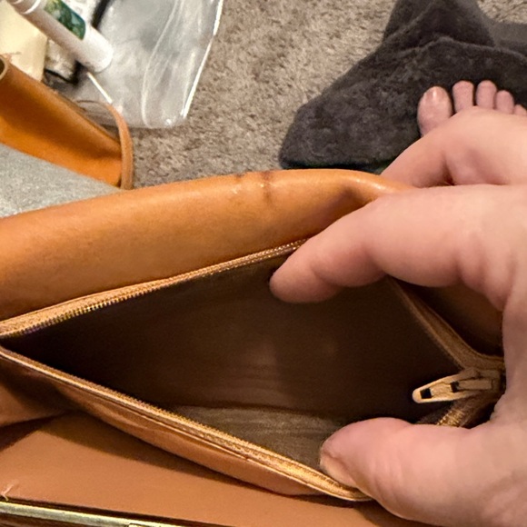 Celine Dark Brown Patterned Wallet - Picture 5 of 6